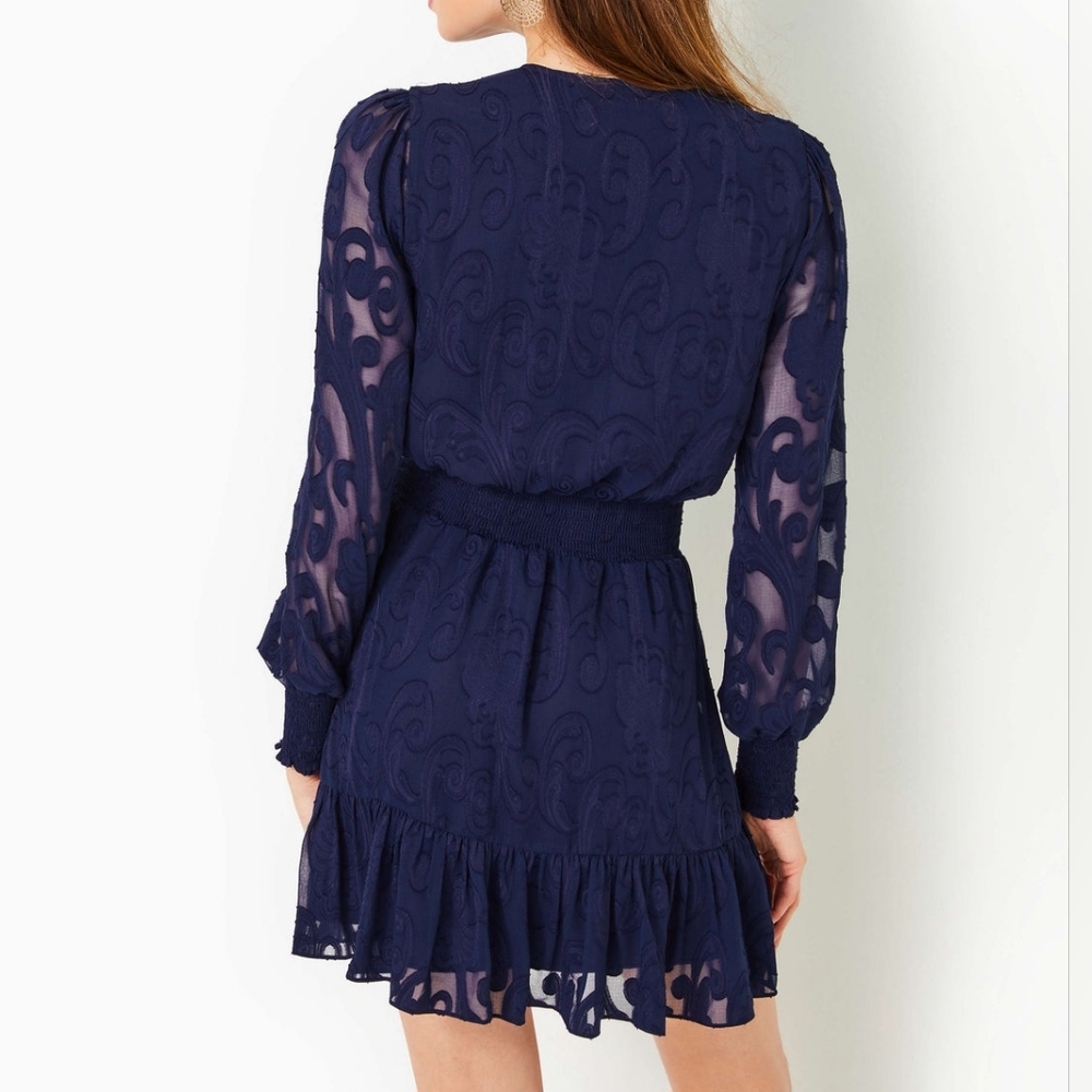 LILLY PULITZER🦋 Cristiana Long Sleeve Dress SIZE 0 - Picture 5 of 7